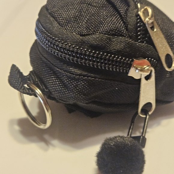 Black Mini Backpack Keychain - Picture 6 of 9